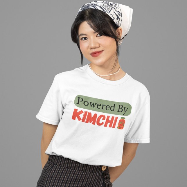 Powered By Kimchi T-Shirt (Creator Uploaded)