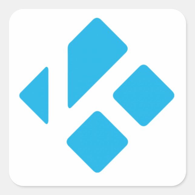 Powered by Kodi Stickers (Front)