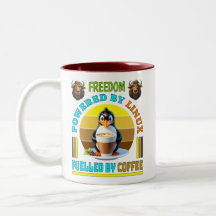 Powered By Linux - Fueled By Coffee