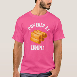Powered By Lumpia Foodie Philippines Filipino Food T-Shirt