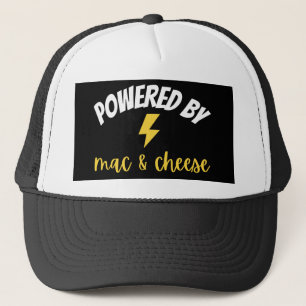 Powered By Mac and Cheese Trucker Hat