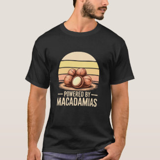 Powered by Macadamias Retro Tropical Sunset Macada T-Shirt
