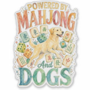 Powered by Mahjong & Dogs Watercolor Labrador