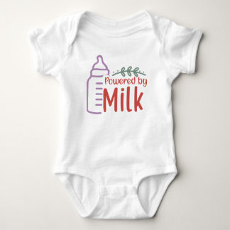 Powered by Milk – Baby Boy Bodysuit