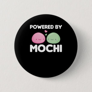 Powered By Mochi - Kawaii Mochi Ice Cream 2 Inch Round Button