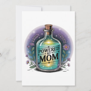 Powered By Mom Invitation