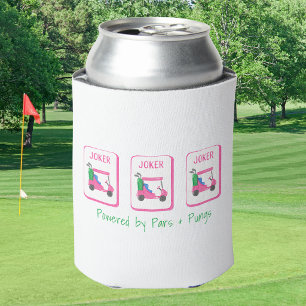 Powered by Pars & Pungs / Mahjong Golf Custom Can Cooler