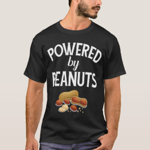 Powered by Peanut   For Women Men T-Shirt