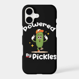Powered By Pickles Food Pickle Funny