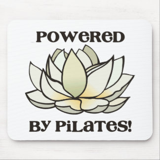 Powered By Pilates Lotus Mouse Pad