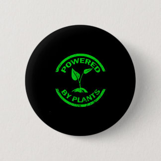 Powered by plants vegan workout 2 inch round button