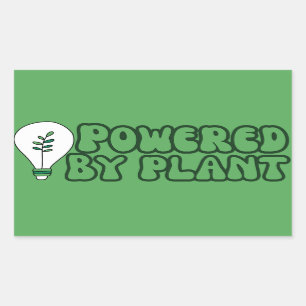 Powered by Plants Vegetarian Gym Sticker