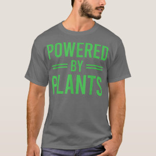 Powered By Plants Vegetarian Vegan Workout Plant P T-Shirt