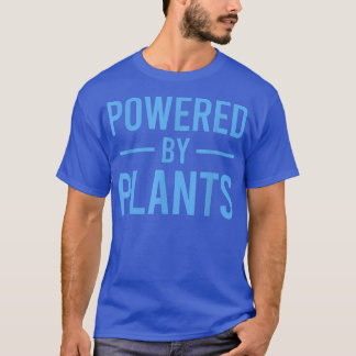 Powered By Plants Vegetarian Vegan Workout Plant P T-Shirt