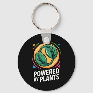 Powered By Plants Veggie Lovers Eco-friendly Lifes Keychain