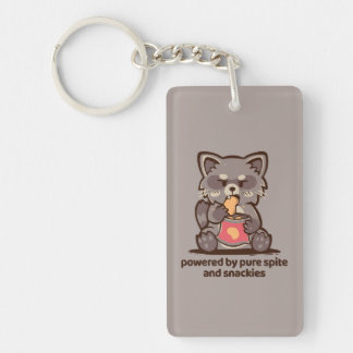 Powered by Pure Spite and Snackies Keychain