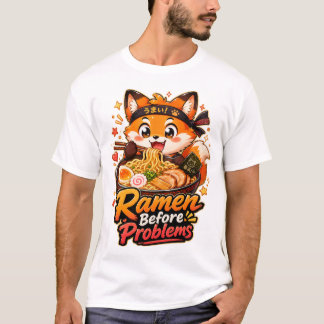 Powered By Ramen And Delusion Cute Anime Inspired  T-Shirt