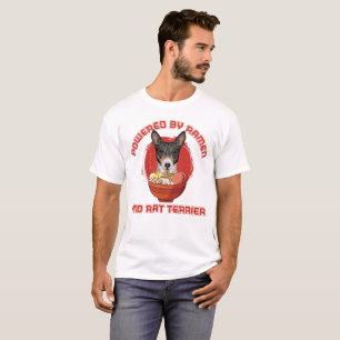 Powered by Ramen And Rat Terrier Dog T-Shirt