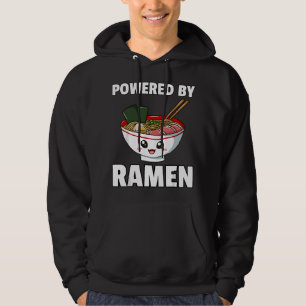 Powered By Ramen Noodle Japanese Bowl Cup Miso Hoodie