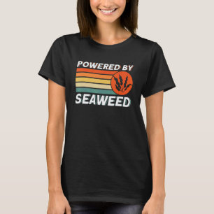 Powered By Seaweed Vegetarian Vegan Food T-Shirt
