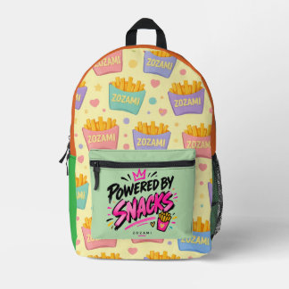Powered by Snacks – Food Lover Backpack | ZOZAMI