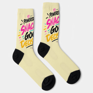 Powered by Snacks – Food Lover Socks | ZOZAMI