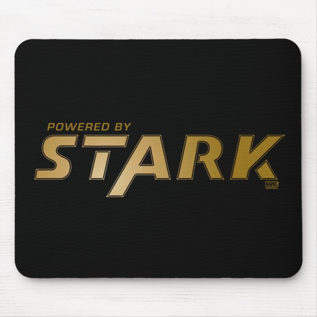 Powered By Stark Logo Mouse Pad (Front)