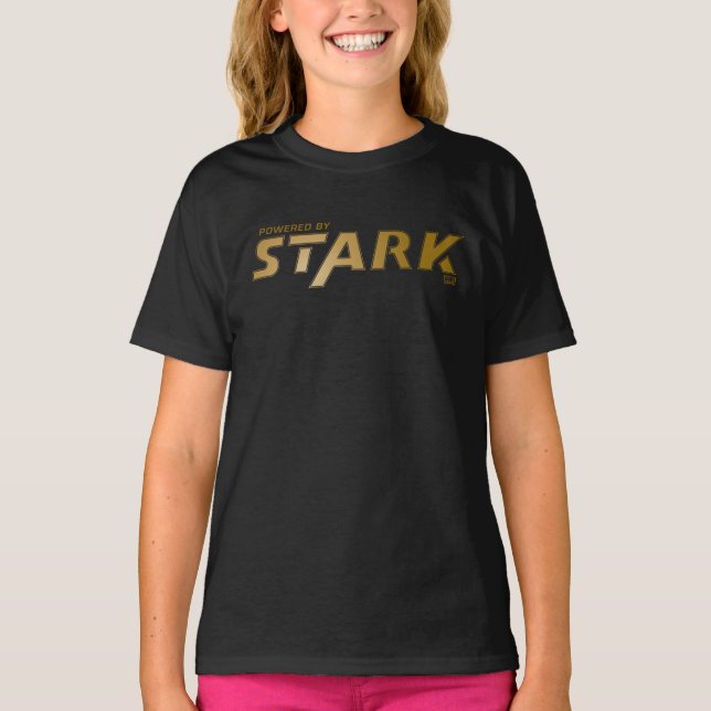 Powered By Stark Logo T-Shirt (Front)