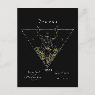 'Powered by Taurus' Postcard
