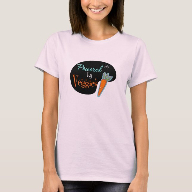 Powered by Veggies T-Shirt (Front)