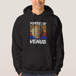 Powered By VENUS Retro Solar System Planet Designs Hoodie