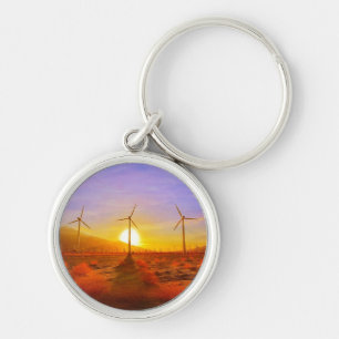 Powered by Wind Keychain