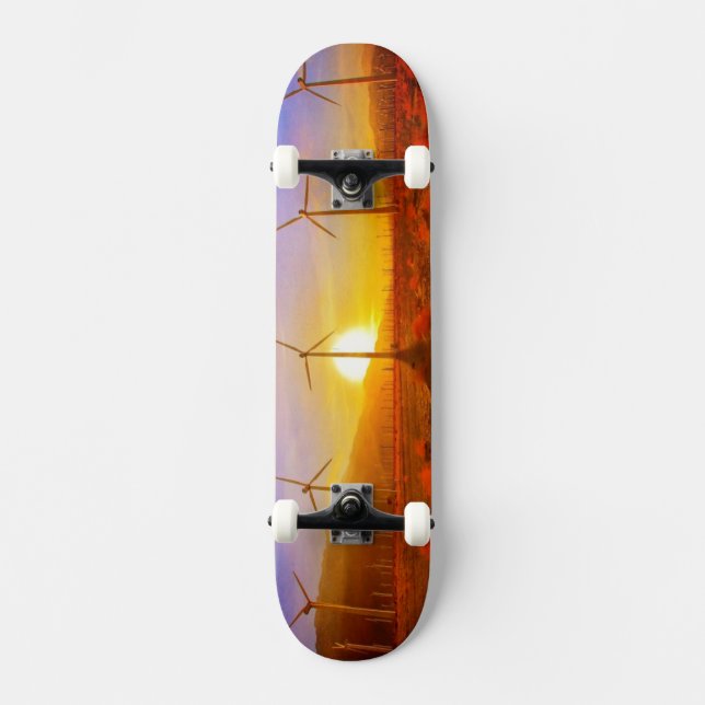 Powered by Wind Skateboard (Front)
