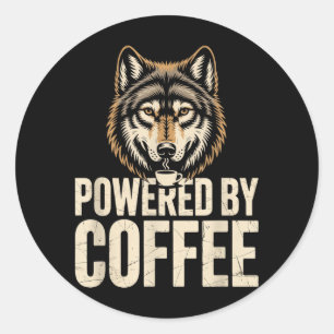 Powered Classic Round Sticker
