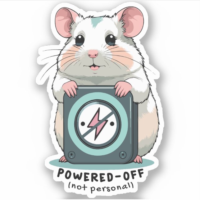 Powered Off Not Personal – Introvert Life funny (Front)