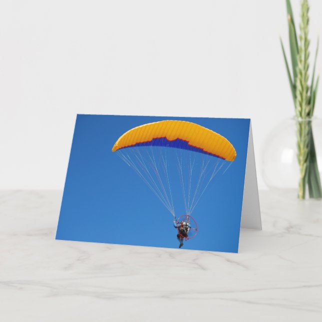 Powered Paraglider Card (Front)