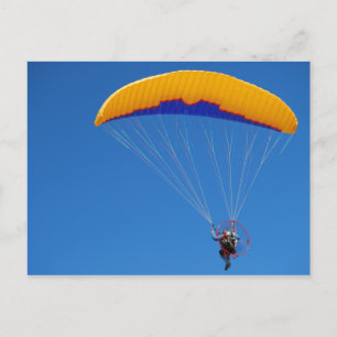 Powered Paraglider Postcard