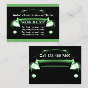 Powerful Auto Repair Business Card
