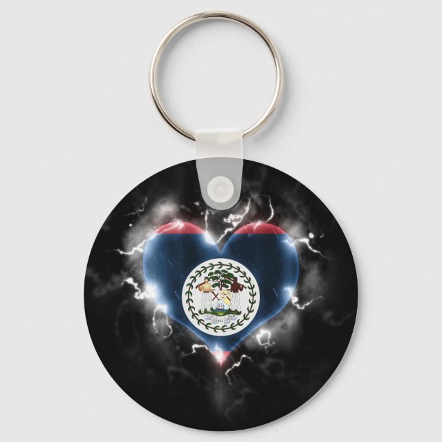 Powerful Belize Keychain (Front)