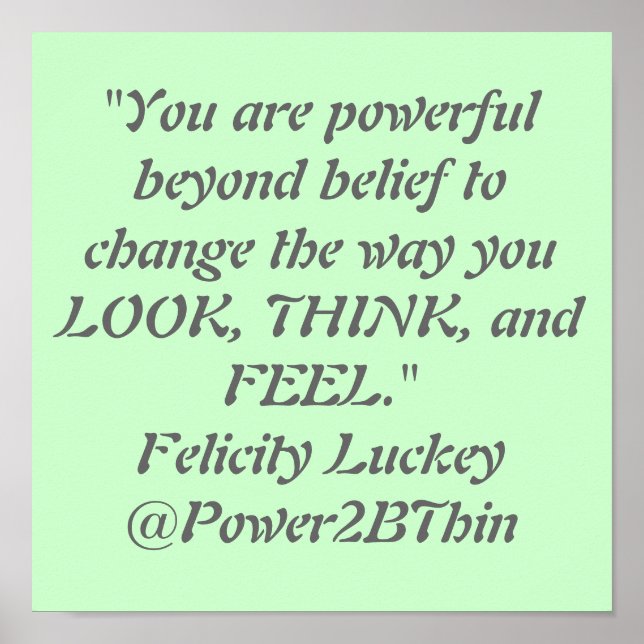 Powerful Beyond Belief Poster (Front)