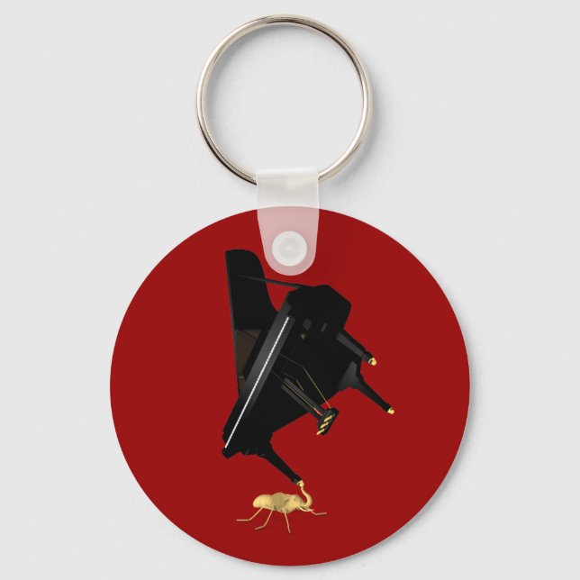 Powerful Eleph-Ant Keychain (Front)
