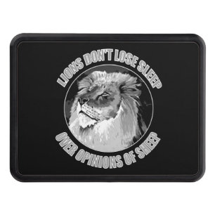 Powerful Lions Strength and Leadership     Trailer Hitch Cover