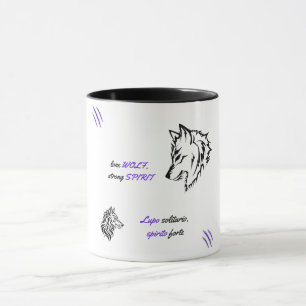Powerful Lone Wolf  Mug