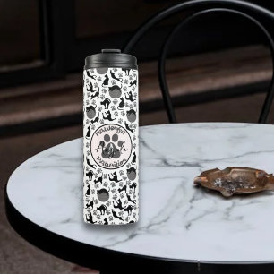 Powerful Position Stretching Yoga Cat Thermal Tumbler