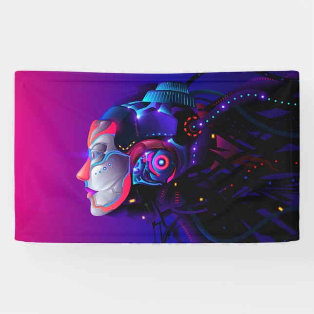Powerful robot  banner (Horizontal)