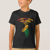 Powerful Roots Afro African American Pride Black P