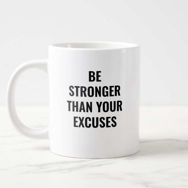 Powerful Specialty Mug for Fitness or Work Goal (Left)