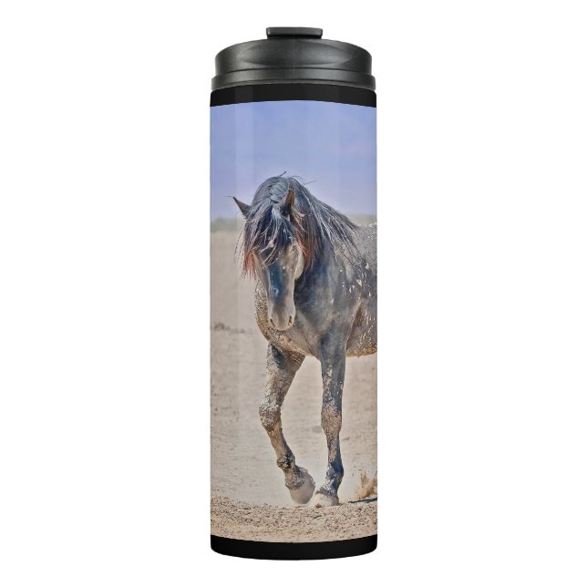 Powerful Stallion Thermal Tumbler (Front)