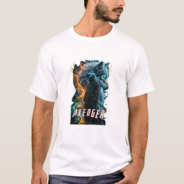 Powerful Strength T-Shirt – Bold Motivational Desi (Front)