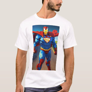 Powerful Superhero Wall Art Print - Inspire Your S T-Shirt